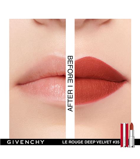 givenchy le rouge deep velvet 35|givenchy deep velvet lipstick.